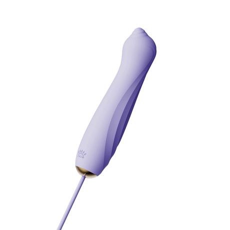 ZALO Unicorn Set Suction Massager in Berry Violet featuring unique and ultra-powerful stimulation