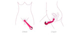 SVAKOM SVAKOM Bonnie Double Pleasure Vibrator Plum Red at $79.99