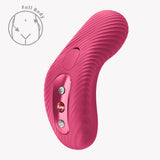 Fun Factory Laya III Lay-on Vibrator Magenta, designed for clitoral stimulation with ergonomic shape and multiple vibration settings.