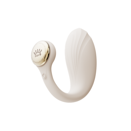 ZALO Deya Wearable Smart Dual Vibrator with App Control in a sleek design, perfect for hands-free use.
