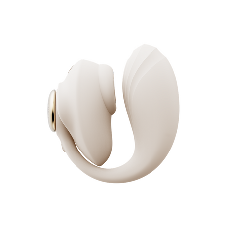 ZALO Deya Wearable Smart Dual Vibrator with App Control in elegant design, showcasing its unique features.