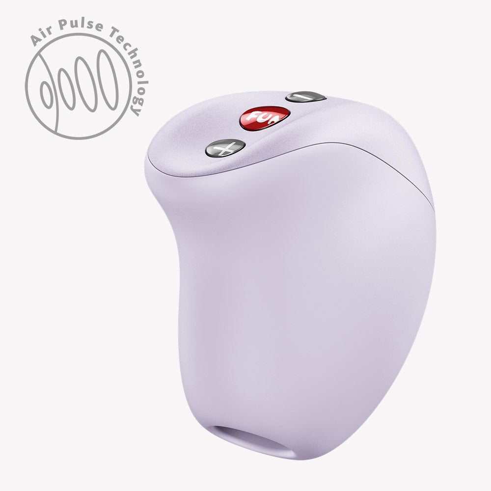 Fun Factory Mea Air Pulse Vibrator Purple with air pulse technology feature and sleek design.