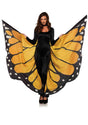 Leg Avenue Festival Butterfly Wing Halter Cape Orange Black