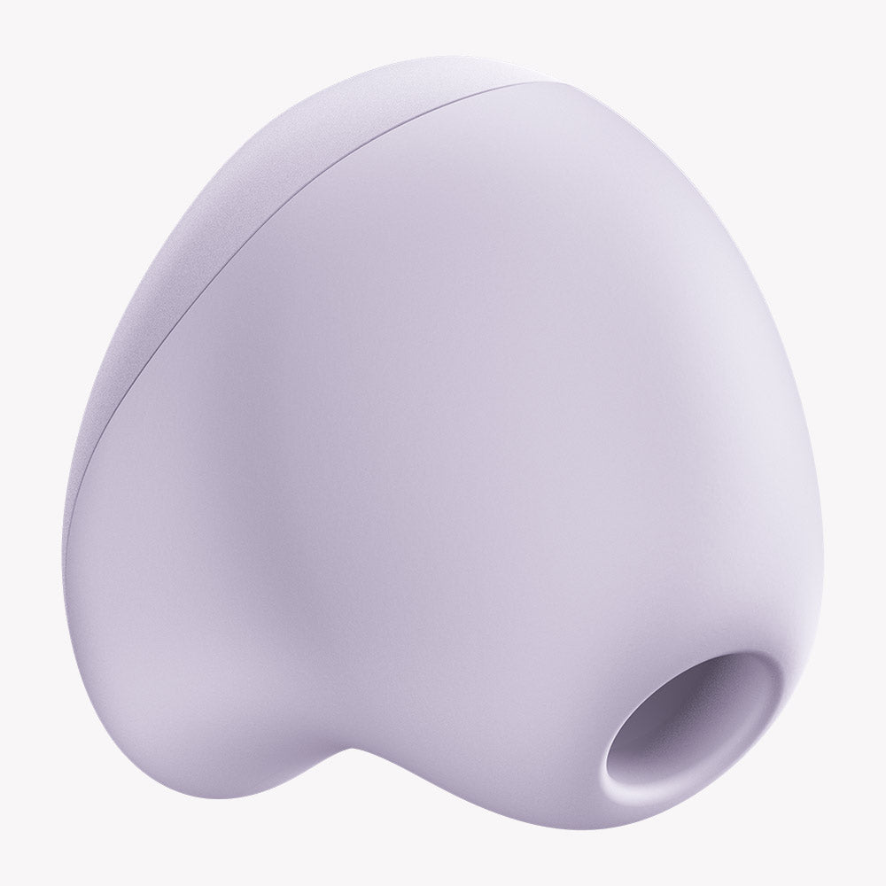 Fun Factory Mea Air Pulse Vibrator Purple profile view highlighting sleek design and air pulse technology.