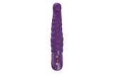 Fun Factory Patchy Paul G-Spot Vibrator Dark Violet with curved tip and ribbed shaft for enhanced pleasure.