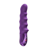 Fun Factory Stronic Surf Thrusting Pulsator Dark Violet with ergonomic design for G-spot stimulation.
