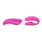 We-Vibe Chorus Couples Vibrator Cosmic Pink in a sleek design, showcasing its dual stimulation features.