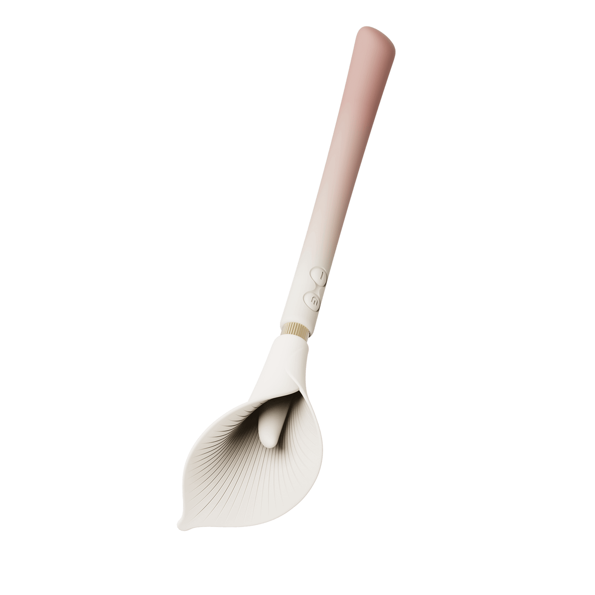 ZALO Calla Dual-Head Vibrating Wand in Blossom Pink, designed for discreet personal relaxation and stimulation.