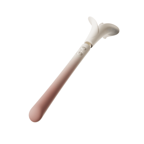 ZALO Calla Dual-Head Vibrating Wand in Blossom Pink, designed for discreet personal pleasure and relaxation.